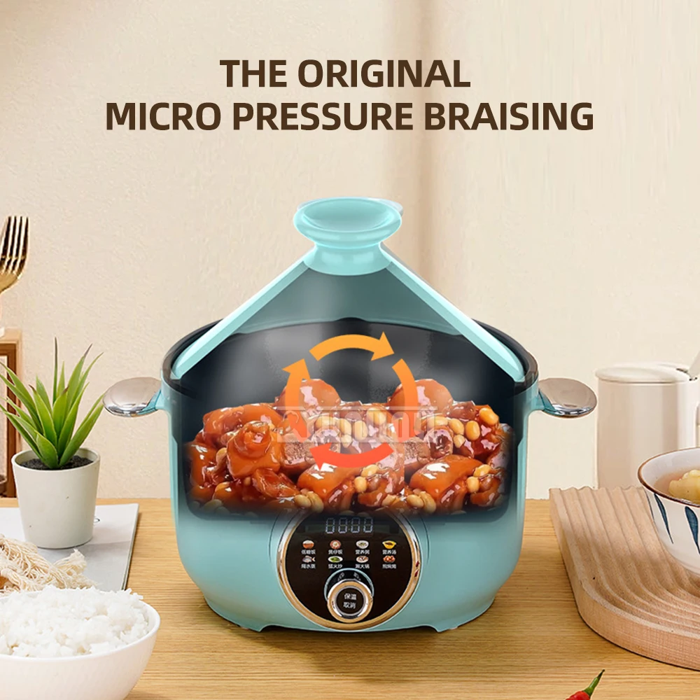 Intelligent Electric Rice Cooker Large Capacity Cooking Pot Home Cooking Appliance Multipurpose Electric Cooking Pot