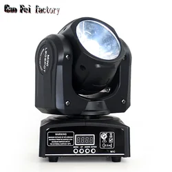Haz de DJ 60W luces con cabezales móviles Mini haz de luz Led móvil RGBW 4 en 1 DMX512 para fiesta discoteca escenario boda