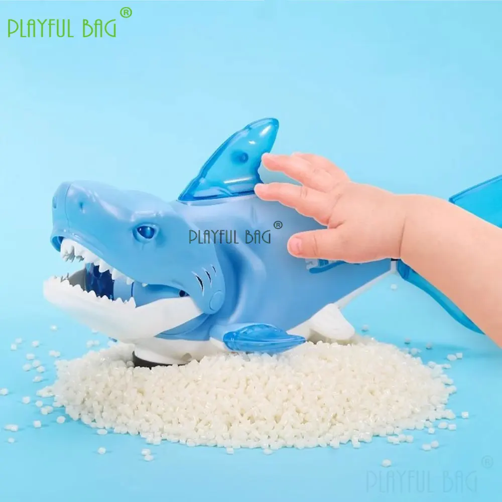 Electric Shark Toy Auto 360° Movement LED Lights & Music Kids Birthday Gifts Robotic Shark Rotating Head Realistic Design VG227
