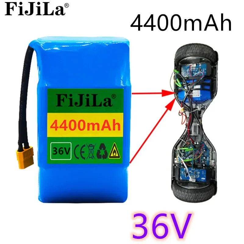 100% Neue Original 36v 4,4 Ah Lithium-batterie 10s2p  Batterie 4400mAh Lithium-ion Pack 42V 4400mah Roller Twistcar