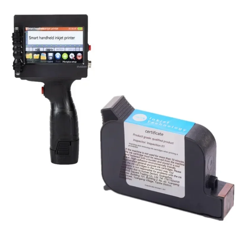 Portable Code-Spraying Machine Handheld Small Coding Machine Hit Production Date Batch Number Automatic Inkjet Marking Machine