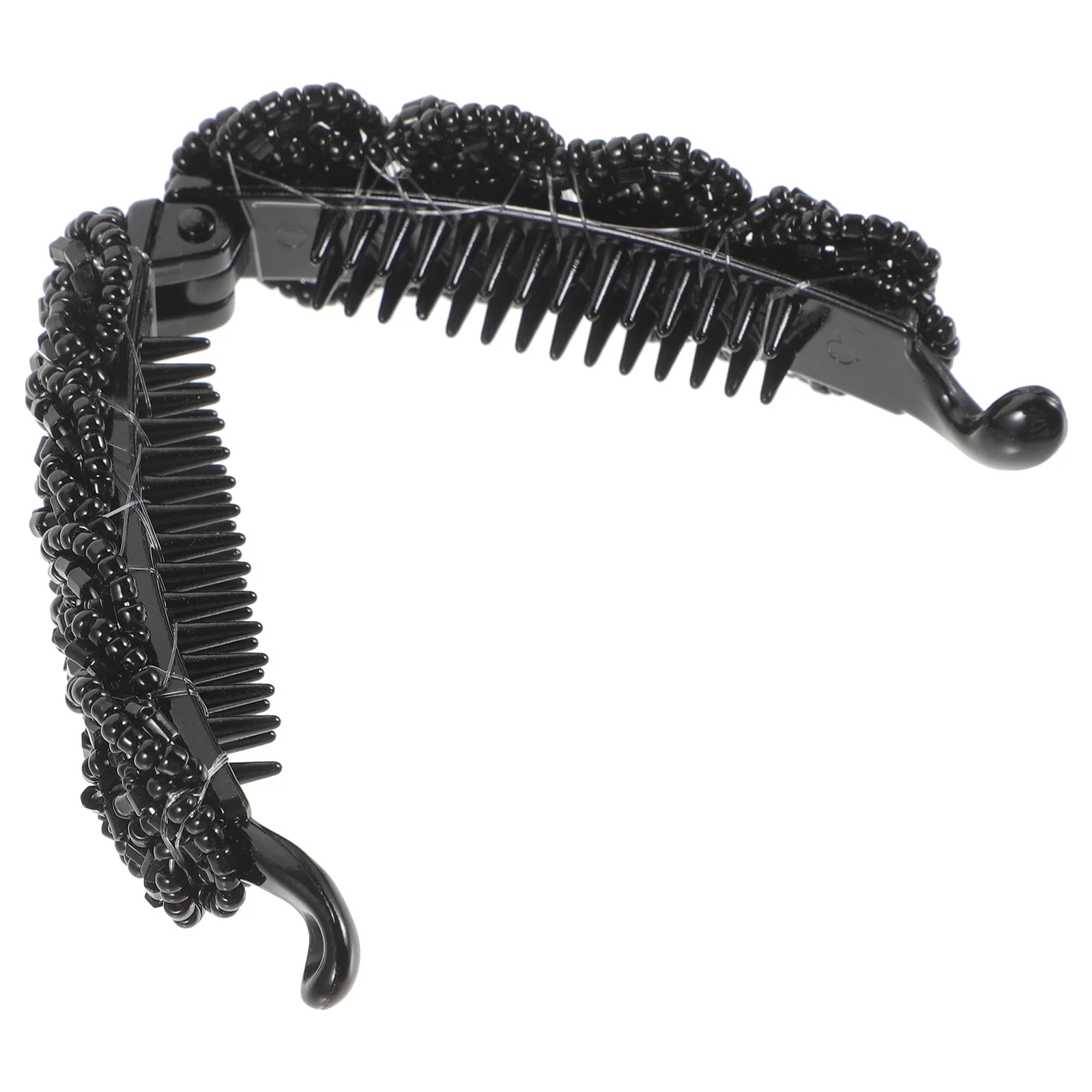 

Long Hair Clip Banana Shape Resin Claw Updo Ponytail Holder for Fine Hair Grips Fishtail Combs Hairstyle Accessories