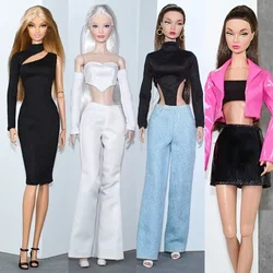 New 2024 clothing set / Fashion dress shirt coat 1/6 Doll clothes suit outfit for 30cm Xinyi FR ST PP blythe Barbie Doll