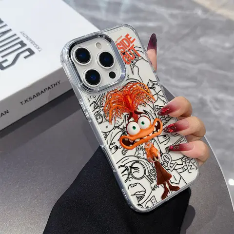 Disneys mobilskal med tecknad karaktär och motiv till iPhone 17 16e 16 15 14 13 12 11 mini Pro Max X XR XSMAX 8 7 Air Plus transparent skal 6 best sales Inifrån och ut Pixar - №1