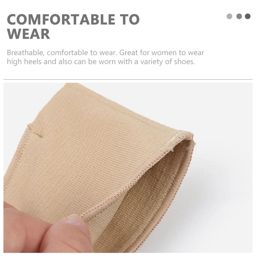 

2 Pcs Insoles Forefoot Protective Cover Pads High Heels Splint Sebs Anti Slip Women's
