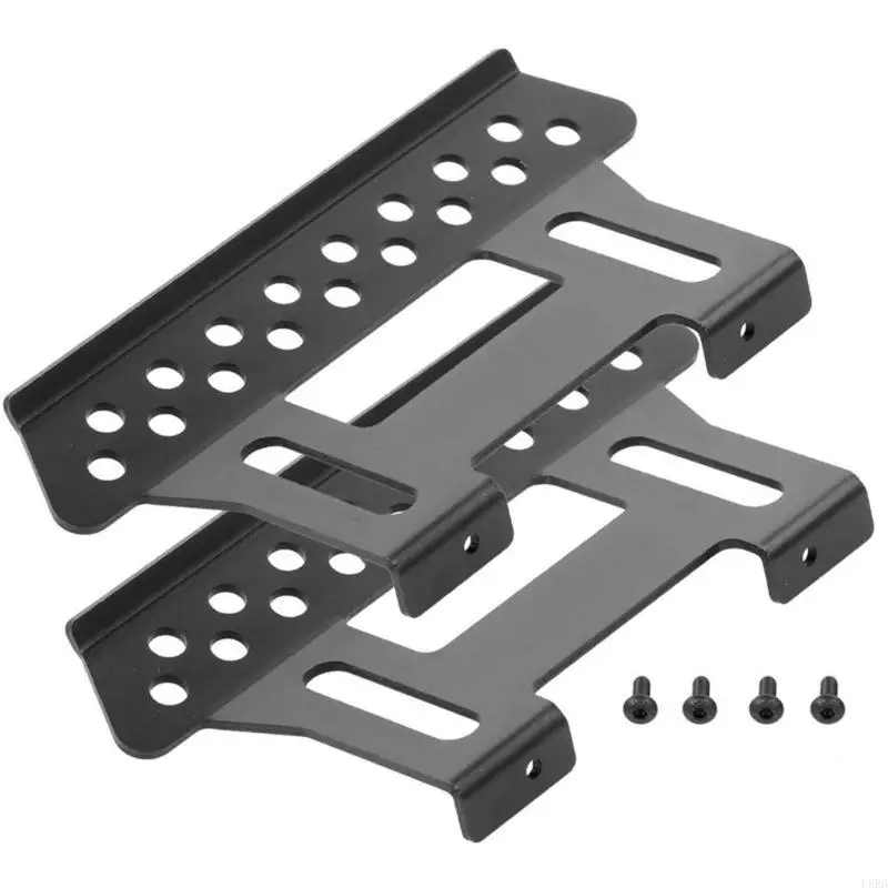 

Climbing Car Strength Wear Resistance Metal Foot Pedals Step Sliders Board for 1/10 Scale SCX10 Remote Control Crawler L8RB