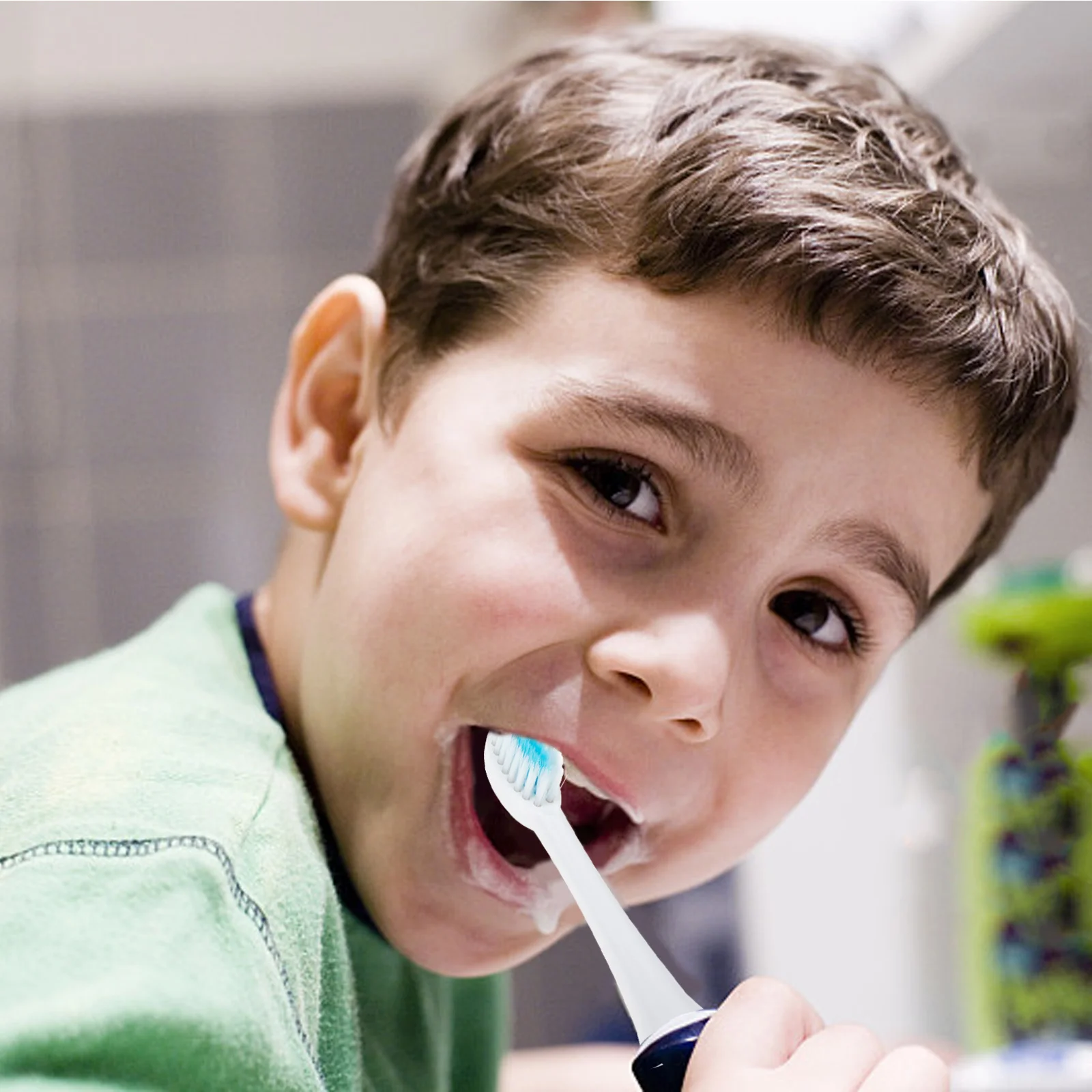 

6 шт. сменных насадок для электрической зубной щетки, премиум-класса, с мягкой щетиной, водонепроницаемые, прочные, совместимы с X.Q.M.Q X-3