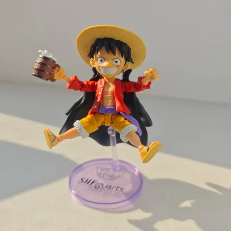 Original Bandai S.H.Figuarts Shf Monkey.D.Luffy One Piece Wcf Tamashii Anime Action Collection Figures Model Toy Gift