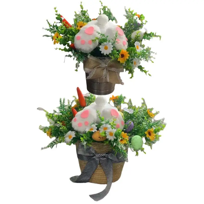 

Easter Decorations Indoor Easter Bunny Decorations Realistic Easter Figurine Decorative Figurines Versatile Aesthetic Room Decor