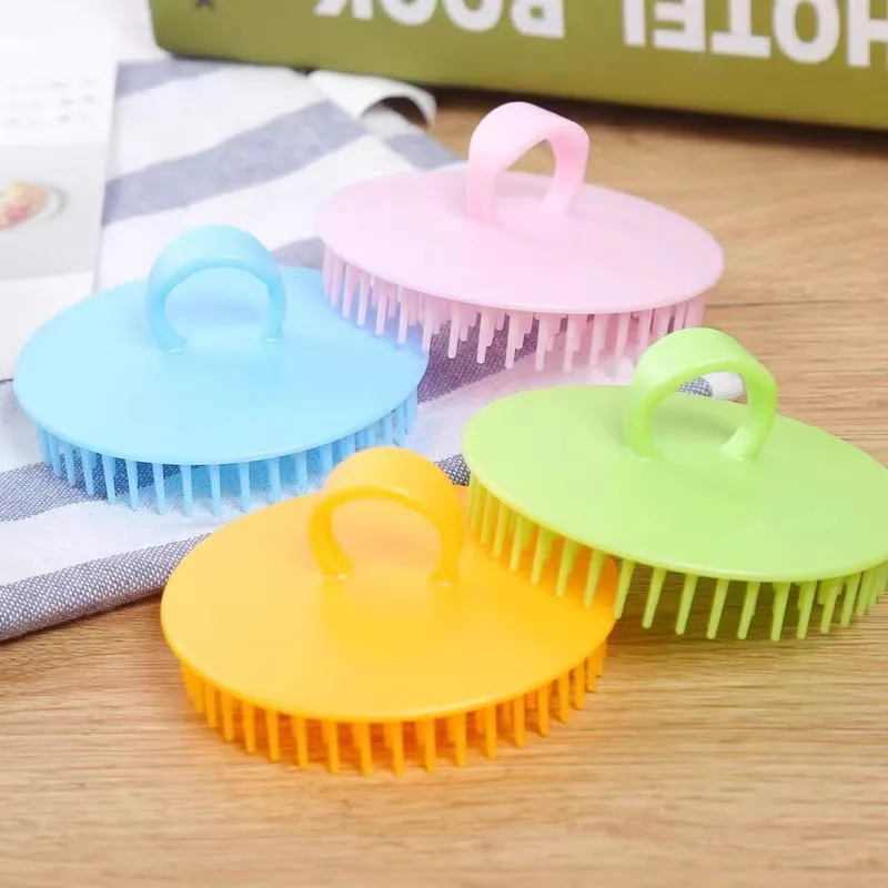 

Silicone Hair Washing Comb Head Scalp Massage Shampoo Comb Head Body Wash Clean Shower Brush Bath Spa Anti-Dandruff Bathrom Comb