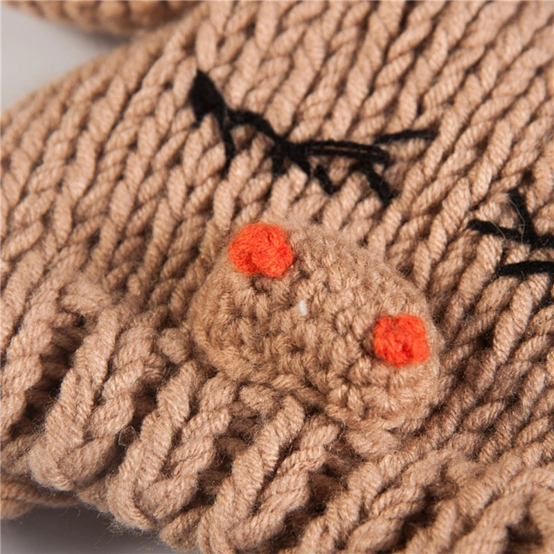 

2 Pcs Knitted Baby Hat Romper Set Newborn Photography Props Outfit Infants Photo Clothing