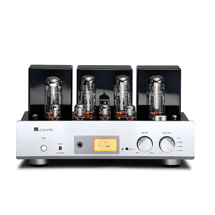 MUZISHARE X5 Push-pull EL34 Electronic Tube Power Amplifier HIFI Two Channel 35 * 35W