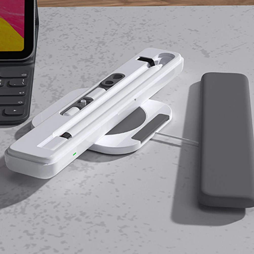

1 pc Wireless Charging Pencil Case With 280Mah Storage Holder For Pencil Charge Magnetic Cover