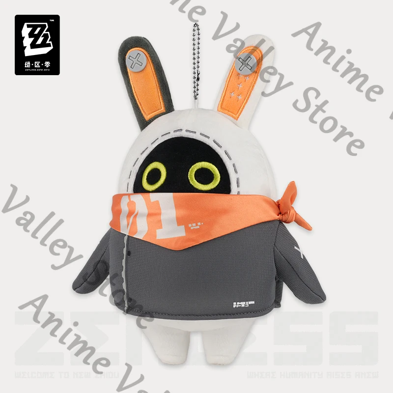 

Official Anime Zenless Zone Zero The Bangboo Cosplay Fluffy Cotton Maumet Cartoon Puppet Pendant Keychain Keyring Xmas Gift