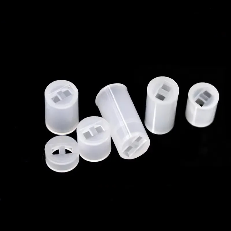 100pcs/lot Diameter 4mm Nylon PCB Board Mount LED Spacer Support Hood Length 2mm 3mm 4mm 5mm 6mm 8mm 10mm For 3mm F3 LED Diodes