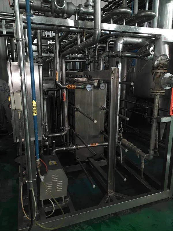 1000 Liters Per Hour Three-Section Pasteurization Plate Heat Exchanger, Stainless Steel for Dairy Milk