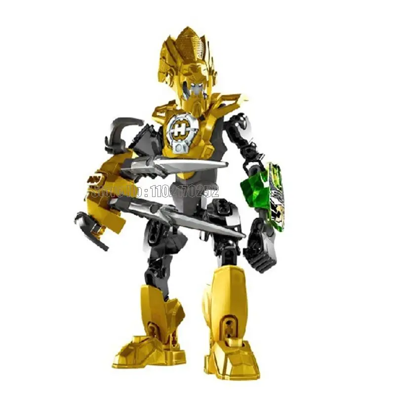 سلسلة 6 قطع هيرو فاكتوري 3 نجوم جندي سترينجر/عاصفة/روكا روبوت لعبة مكعبات البناء