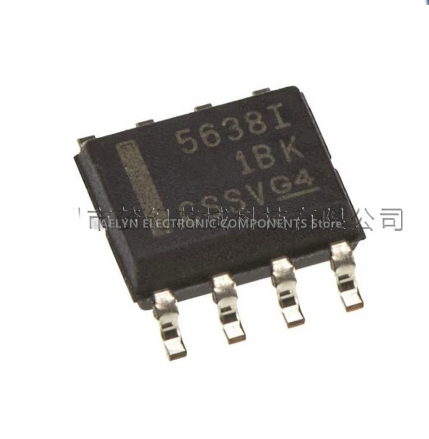 5Pcs/lot TLV5638CDR 5638C TLV5638IDR 5638I 12 Bit Digital to Analog Converter 2 8-SOIC