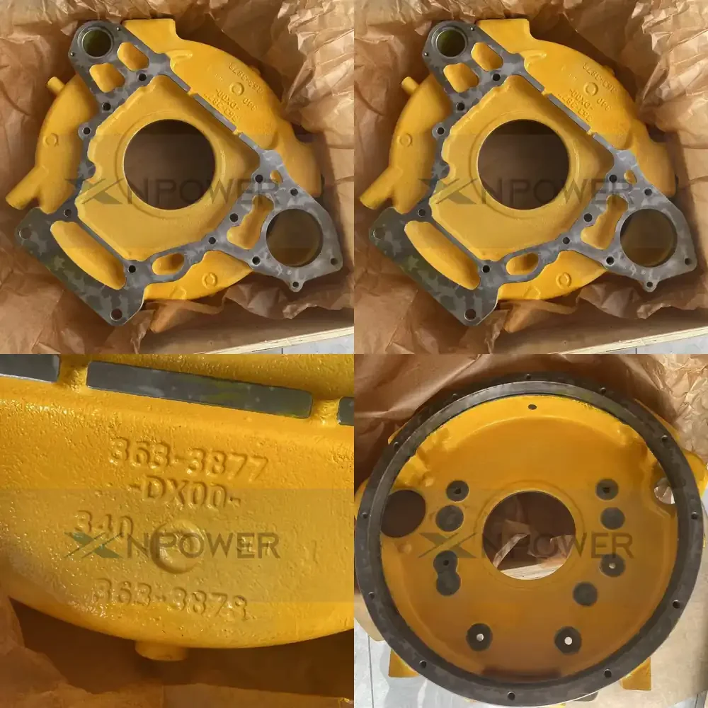 

2026 Hot Item Excavator Spare Parts 363-3878 363-3877 Machinery Engine 320E 323D FLYWHEEL HOUSING 3633878 3633877 for