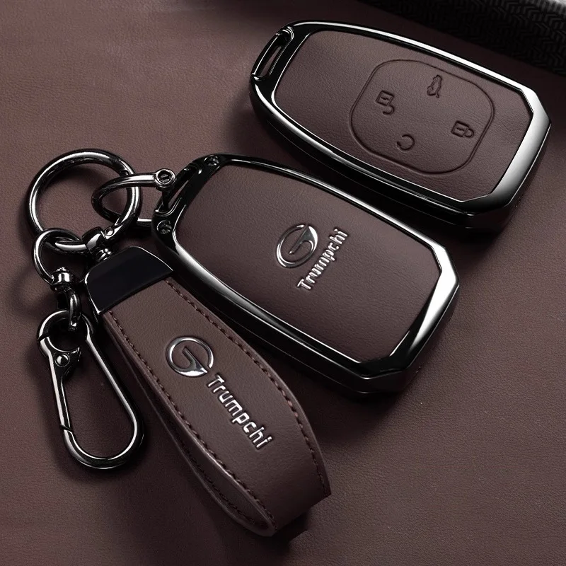 Autoschlüsseletui für GAC Trumpchi GS3 GS4 Emzoom GS8 Emrow Mbao GN8 Empow Emkoo Schlüsselanhänger Cover Shell Gehäuse Halter Fob Zubehör – Detail 4