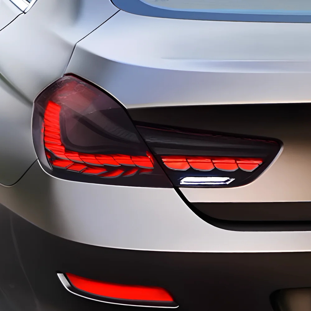 

Для BMW 6 серии F06 F12 F13 640i 650i 2011-2016 светодиодные автоматические задние фонари в сборе, обновленная динамическая шкала дракона, аксессуары для задних фонарей