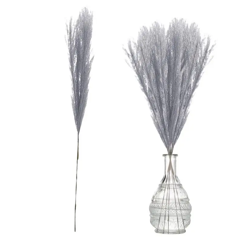 Pampas Grass Decor Fake Reed Pampas Grass Decor Small Wedding Flowers Fall Home Decor INS Simulation Flowers Add Warm Cozy