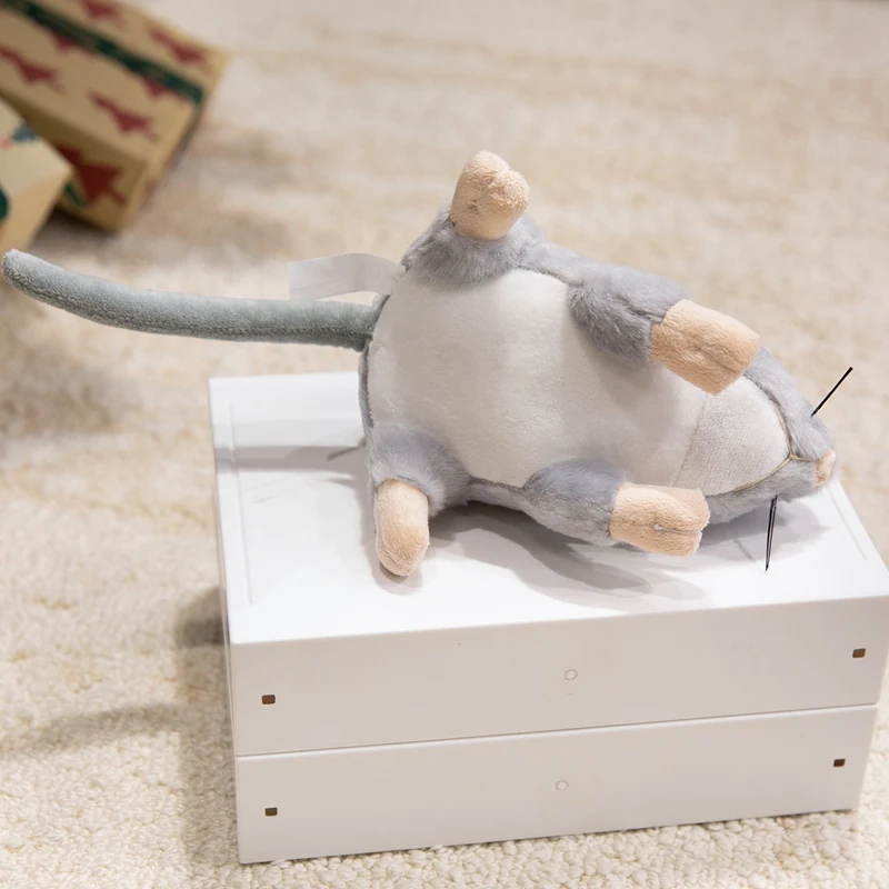 17CM Kawaii Cartoon Simulazione Anime Simpatico topo Peluche Animale di peluche Mouse per bambini Bambola fatta a mano Regalo di festival