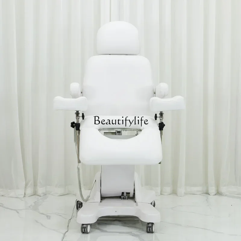 01 Elektrisches gynäkologisches Untersuchungsbett, multifunktionaler High-End-Liegestuhl für die Krankenpflege