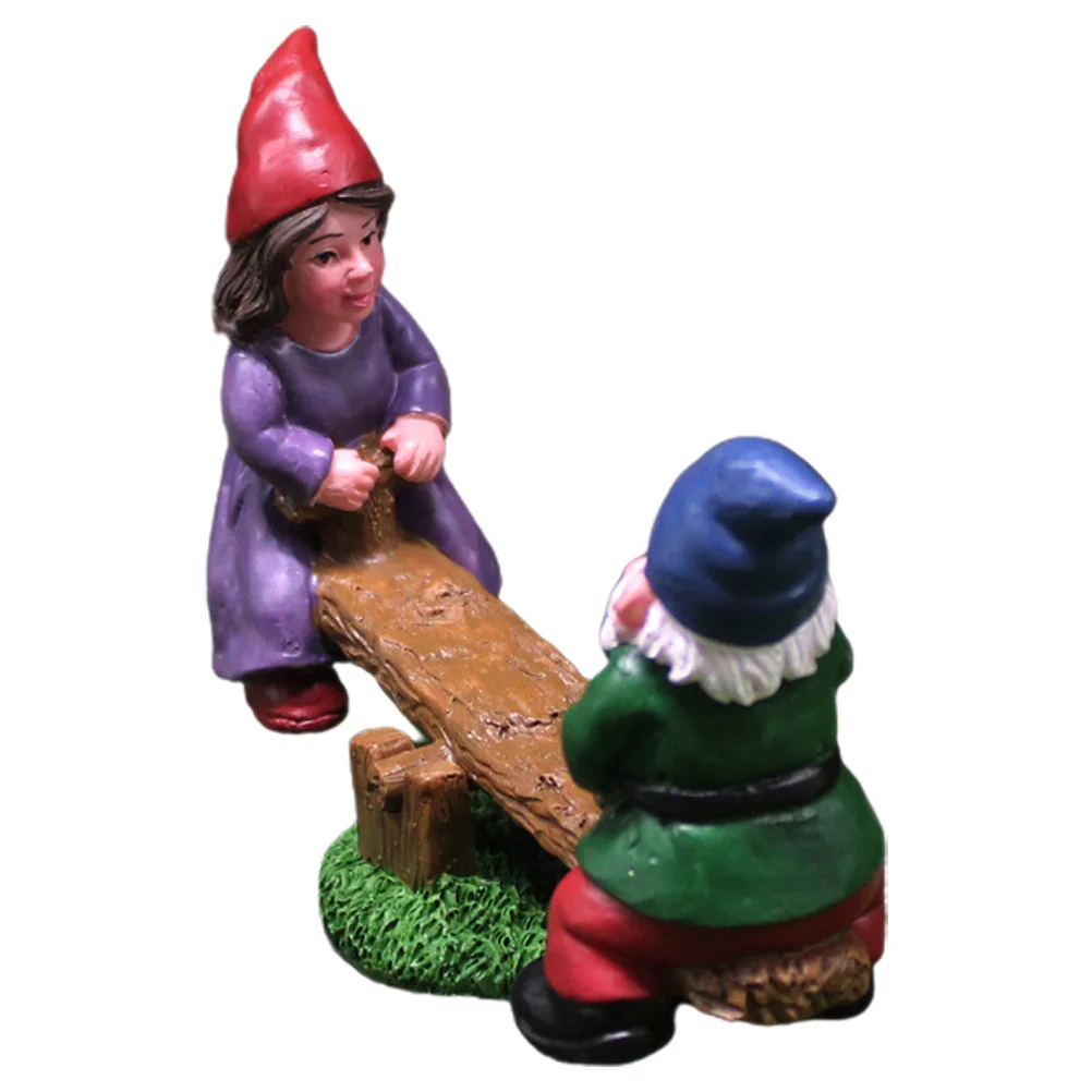 

1 set 1 Set Mini Resin Gnomes Garden Statues For Yard Outdoor Lawn Decor Crafts Micro Landscape Ornament Gnome Decorations