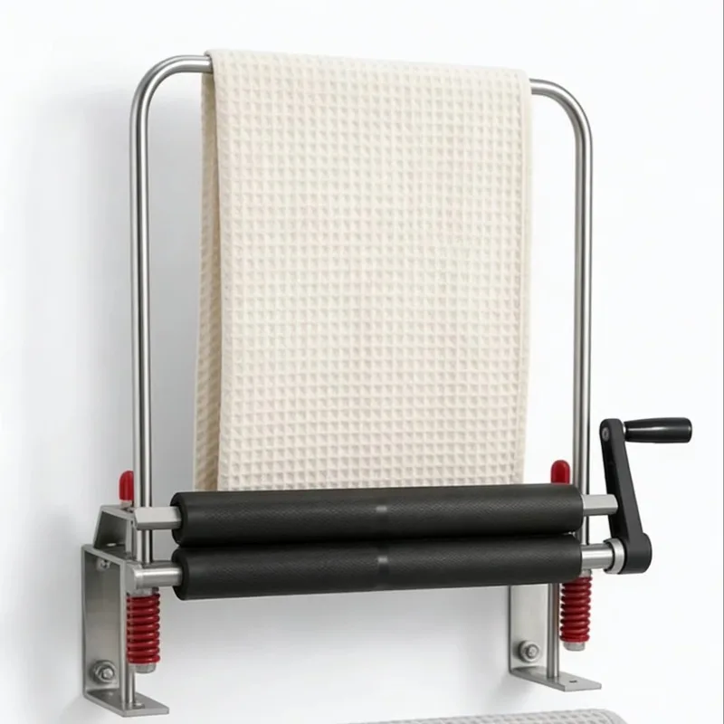 

Wall-mounted manual towel wringer, heavy-duty stainless steel towel wringer, suitable for car beauty