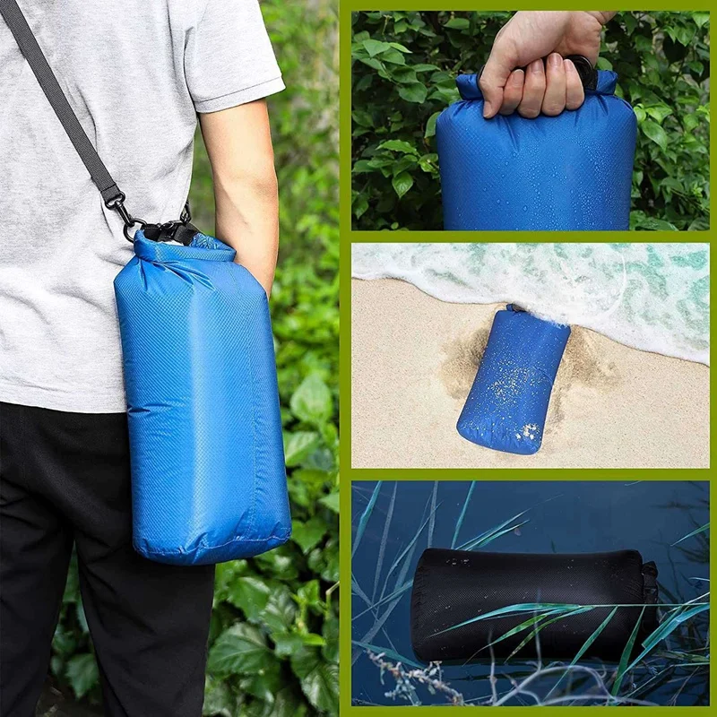 12Pcs Waterproof Dry Bag Set For Kayaking Boating,Drybag Outdoor Storage Bags For Canoeing Camping Swimming,Random