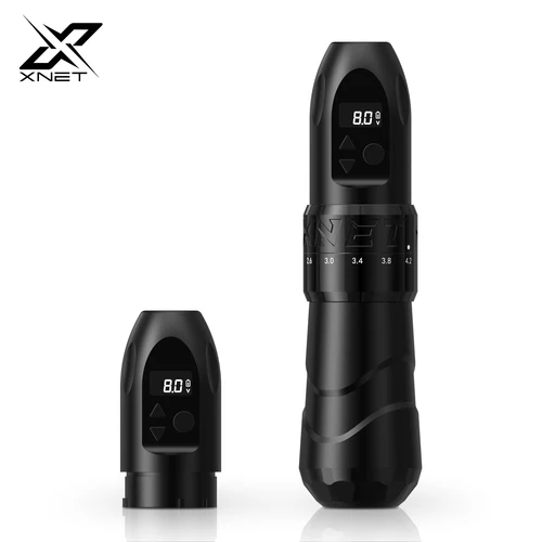 Máquina de tatuaje inalámbrica XNET F2, pluma giratoria, Motor personalizado, capacidad de batería de 2400mAh, pantalla Digital LED para tatuador