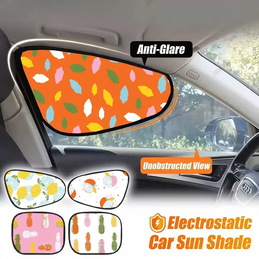 

Fruity Summer Универсальный солнцезащитный козырек на боковое окно автомобиля — электростатическая адсорбция, солнцезащитный козырек для детей и взрослых