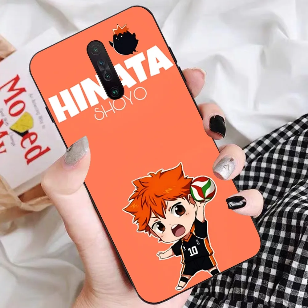 Japan Anime Volleyball Boy Haikyuu Phone Case For Redmi 5 6 7 8 9 10 plus pro 6 7 8 9 A GO K20 K30 K40 pro plus F3 Fundas