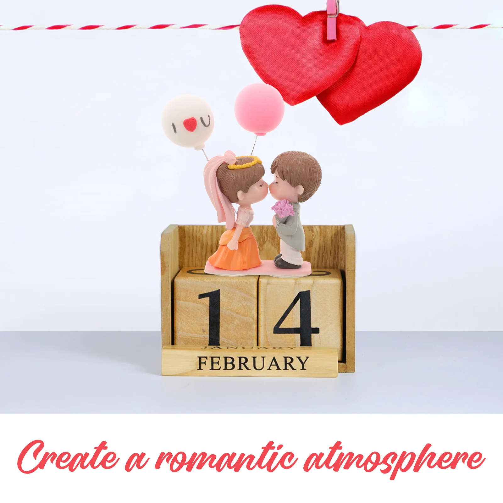 

Wedding Couple Car Dashboard Ornament Resin Decorative Car Interior and Home Couple Figurines Home Decor