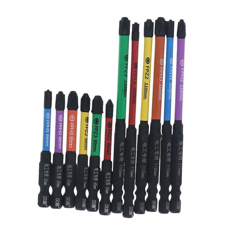 65/110 مللي متر المغناطيسي خاص مشقوق الصليب مفك بت ل قواطع دوائر كهربائي المقبس التبديل استبدال أداة السلطة #5