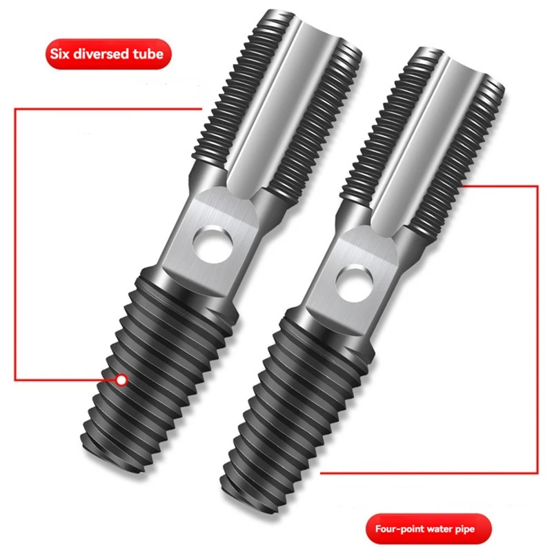 

NEW-Damaged Screw Extractor Double-Headed Screw Extractor Drill Bit Set Water Pipe Bolt Screw Valve Remover Tool