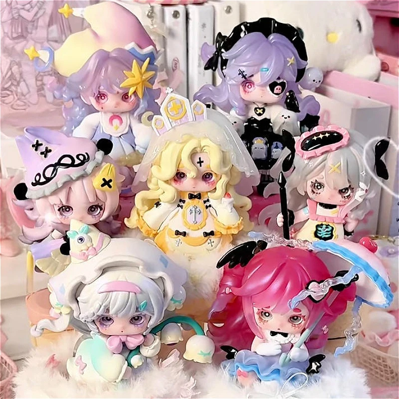 

Коллекционная фигурка Ninita Witch Revelation Series: Загадочная аниме-кукла для декора рабочего стола, изысканный сюрприз-подарок