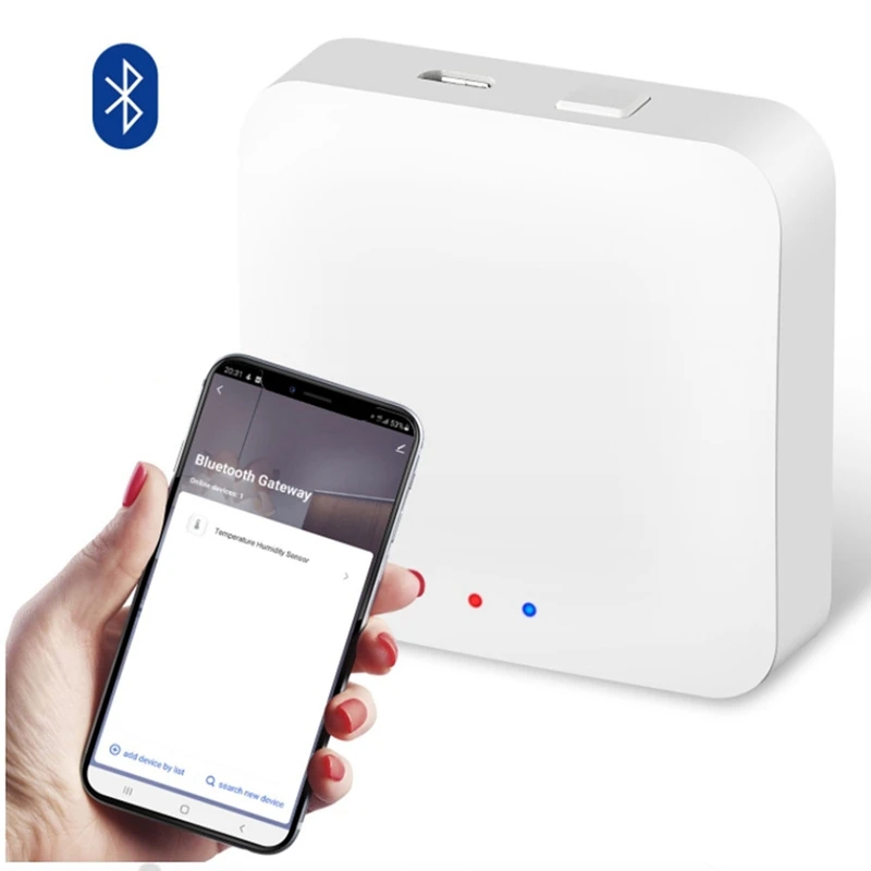 Tuya Smart Remote Control Wireless Bluetooth Mesh (Sig) Gateway Alexa Voice Remote Home Smart Life System US Plug