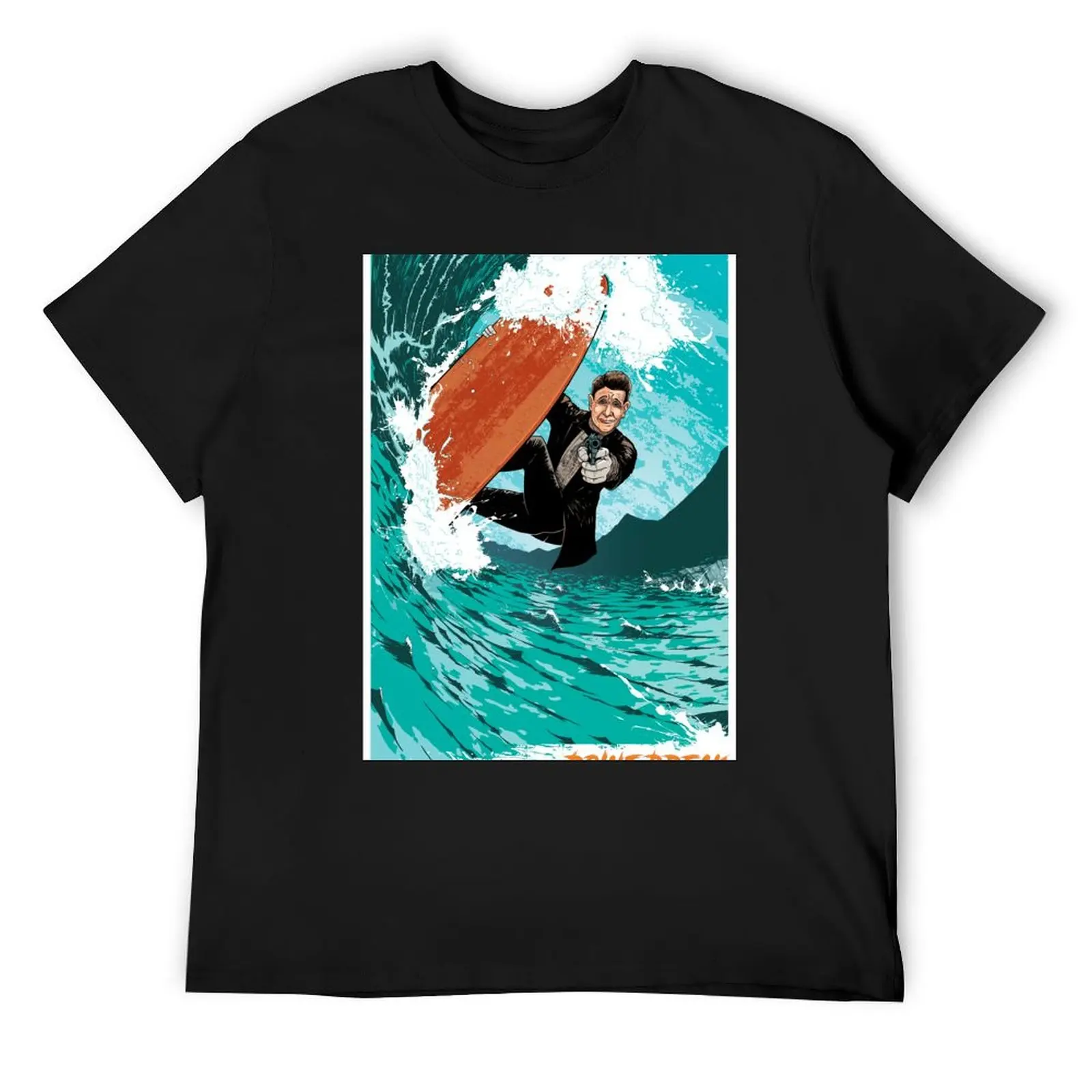 Point Break poster drawn by Sean McArdle T-Shirt Aesthetic clothing new edition mens funny t shirts