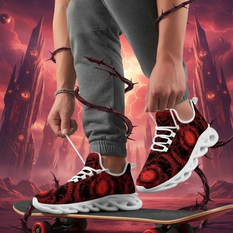 Men's Unique Design Sneakers Breathable Comfortable Anti Slip Walking Shoes Mesh Men Shoes Tennis Shoes for Women Mens Sneakers