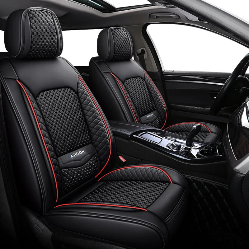 

Ice silk material front two-seat car seat covers, comfortable and breathable, universal style, suitable for most models