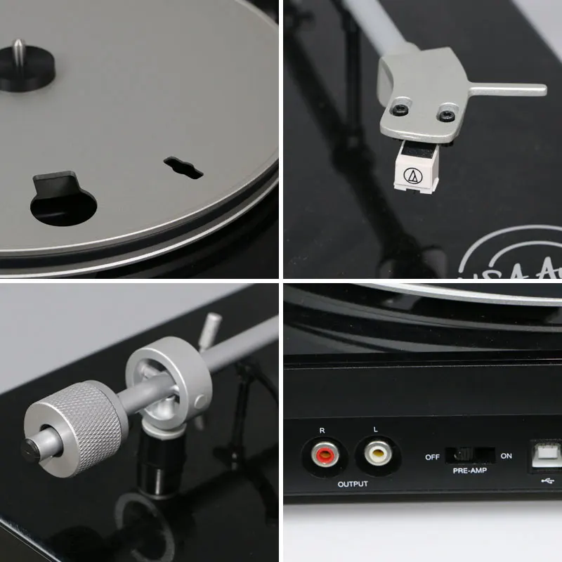 1200 Desktop Hifi USB to PC Recording Phonograph LP Record Dj Professional Neddleturntable Player