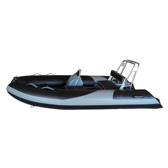 High Quality 12ft Fiberglass RIB360 Hypalon PVC Inflatable Boat With Nter Console