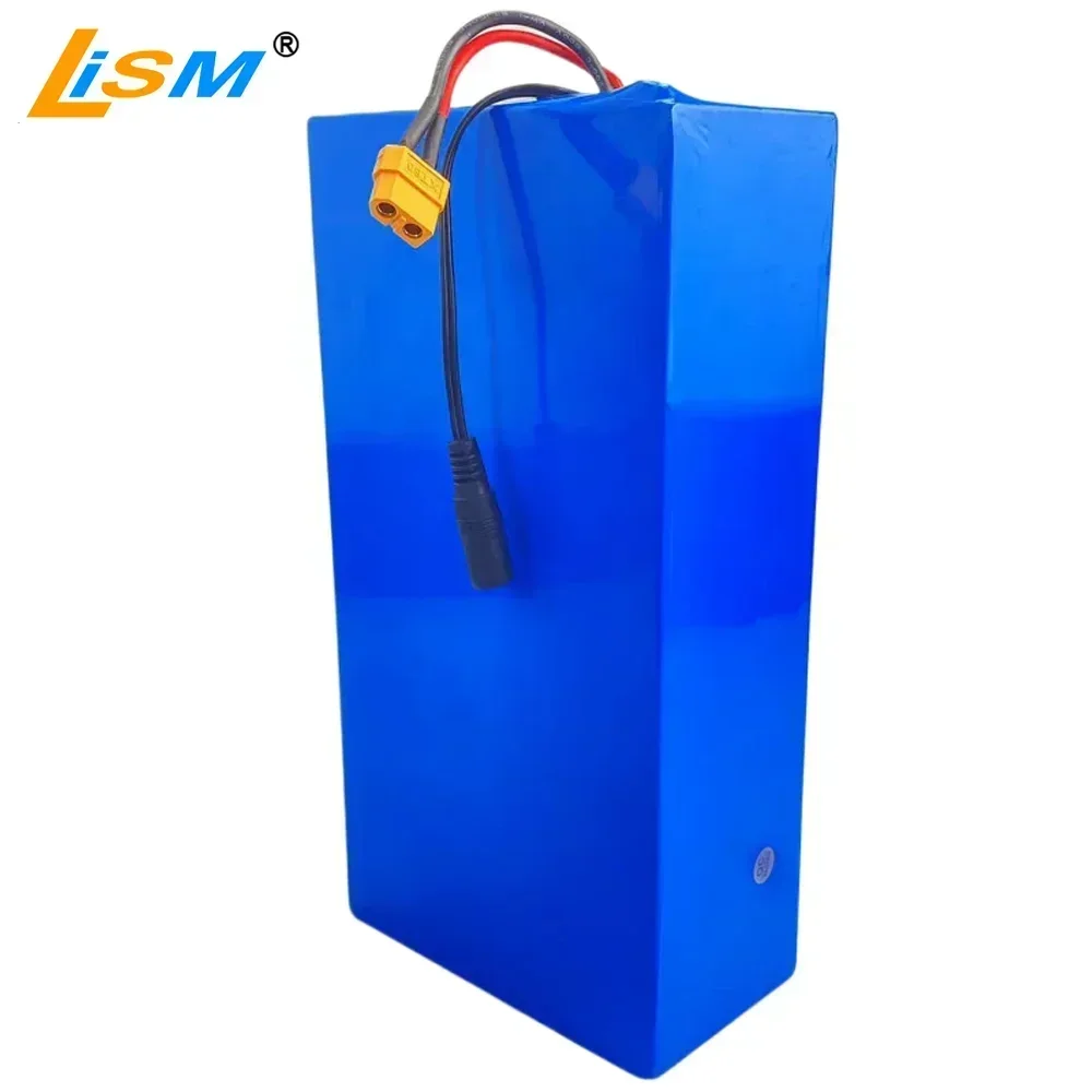 13S6P 48V 60Ah Lithium Battery Pack Suitable For Electric Bicycle Kick Scooter, 18650 Built-in Intelligent BMS Ele