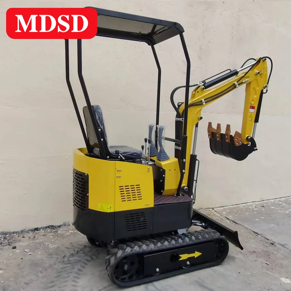 حفار صغير 0.8-2 طن مع مرفقات حفار صغير هيدروليكي لـ Kubota CE/EPA/Euro 5 حفارة صغيرة مجنزرة شحن مجاني