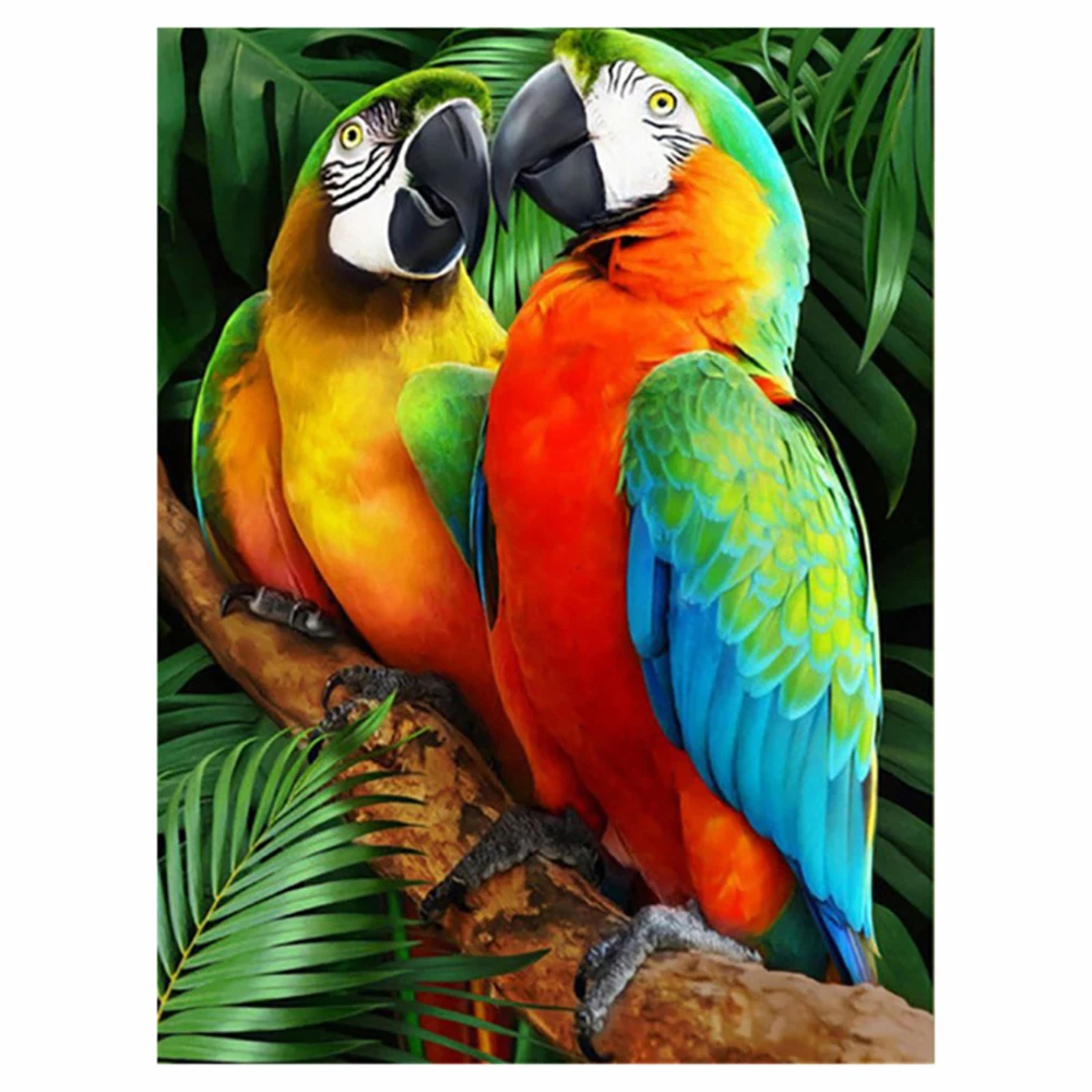 

5D Diamond Painting Colorful parrot Animals Square/Round Rhinestone Hobby Crafts Mosaic Handmade Gifts Cross Stitch Home Decor