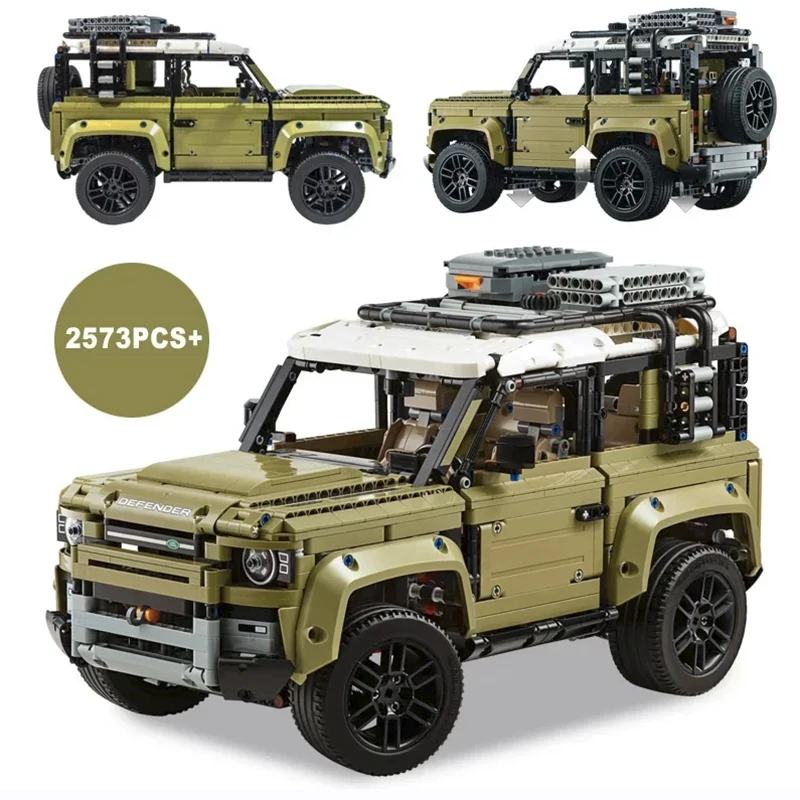 

2573PCS Technical Land Off-road Defender Classic Car Building Blocks 42110 Set Model MOC Vehicle Toys Bricks for Boys Adult Gift