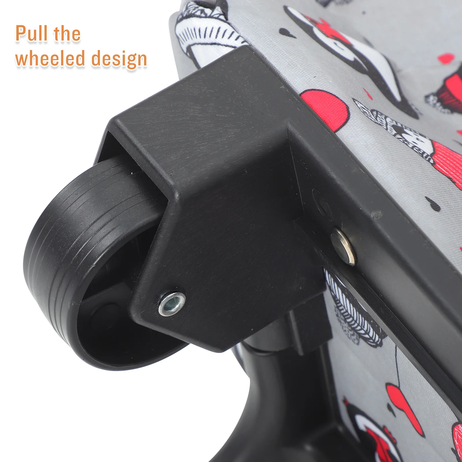 

Compact Foldable Shopping Bag Trolley Portable Sturdy Plastic Fabric Shopping Cart Rolling Wheels for Groceries Travel