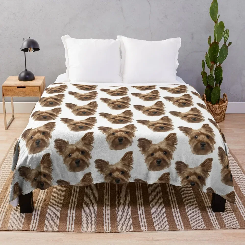 

Yorkshire Terrier Throw Blanket Custom Large Sofa Thermal Blankets